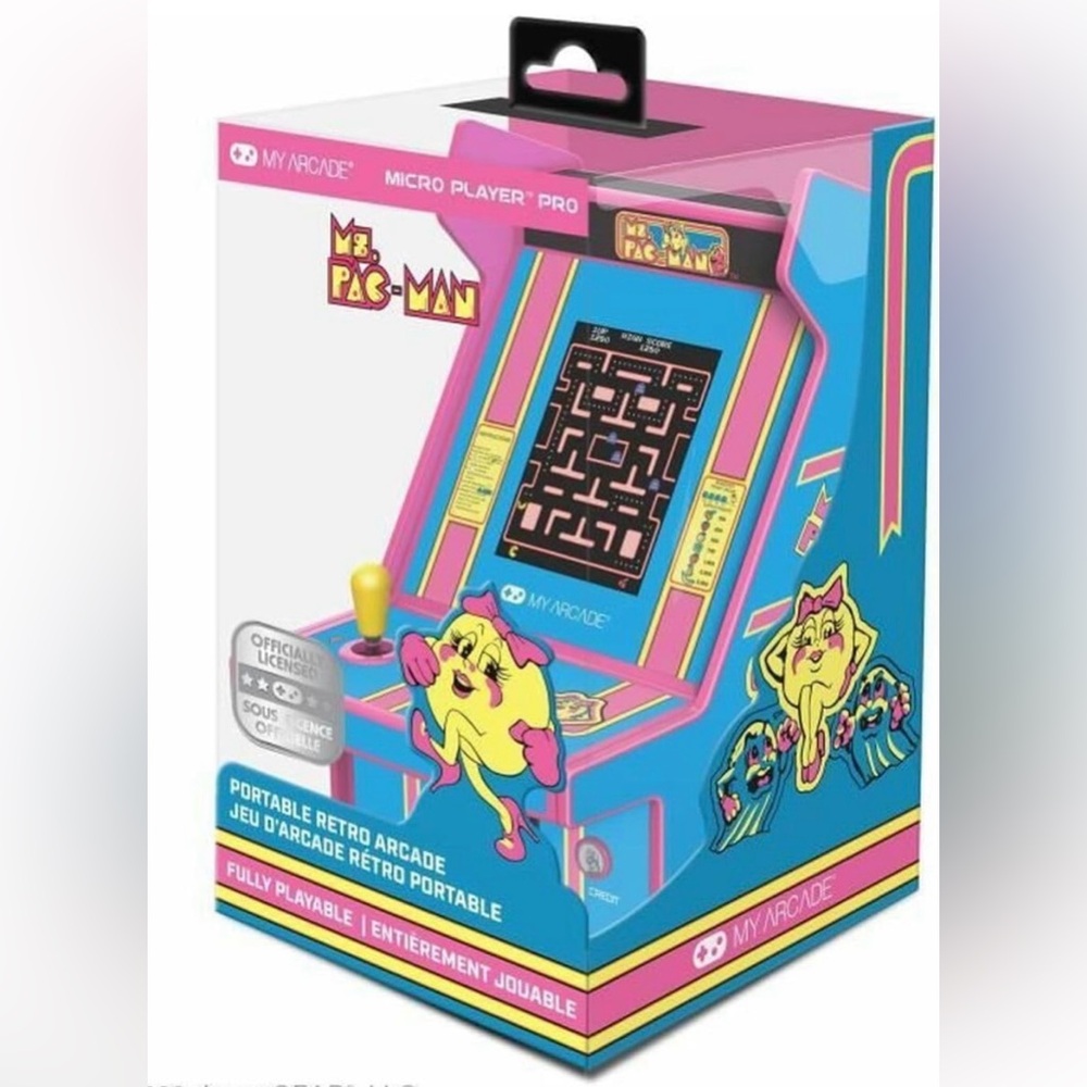 Ms PAC MAN Portable Retro Arcade Game